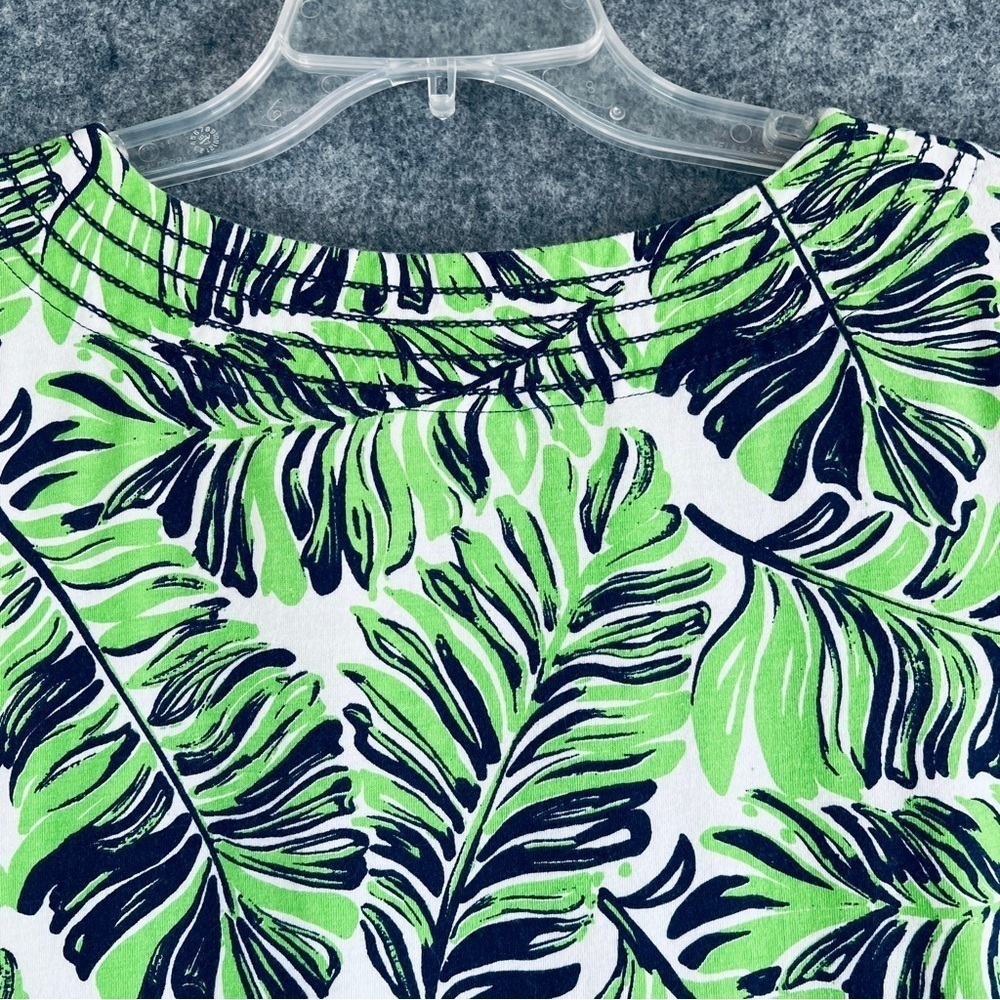HIHO Palm Leaf Cap Sleeve Dress 🌴 Island Babe Vibes Size Small - Picture 7 of 10